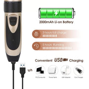 Silent Pro Cordless Pet Clipper Kit