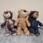Indestructible Bear Plush Dog Toy