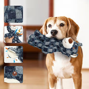Indestructible Bear Plush Dog Toy